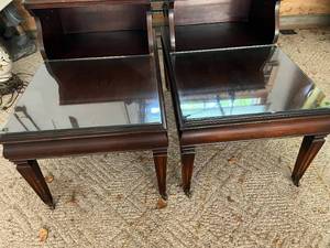 Pair of Vintage Wood End Tables