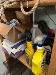 Corner lot of Garage Supplies