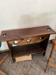 Blanket Stand and Table