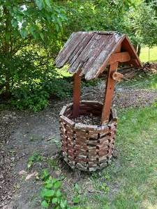 Wood Wishing Well