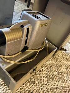 Vintage Slide Projector & Slides