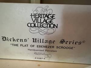 Dept. 56 Dickens Village - The Flat of Ebenezer Scrooge