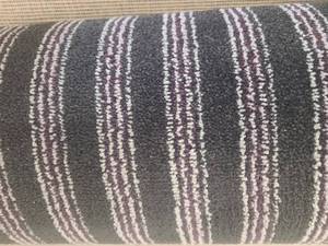 BlackWhite Stripes Carpet 12x12