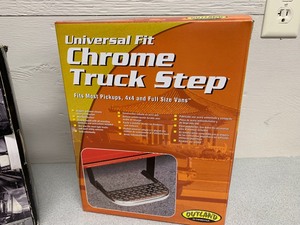 CB Radio and Chrome truck step