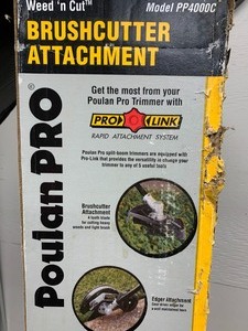 Poulan pro brushcutter attachment