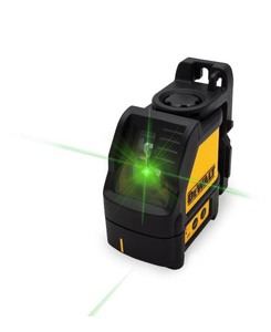 DEWALT 165 ft. Green Self-Leveling Cross Line Laser Level with (3) AAA Batteries & Case