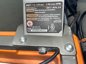 RIDGID 9 Amp Corded 7 in. Wet Tile Saw