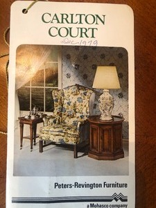 lot 56 image: Calrton Court end table