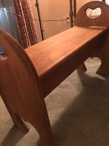 lot 67 image: Vintage Wooden Bench