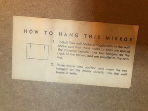 lot 125 image: Mirror
