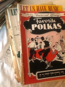 lot 193 image: Variety of Vintage piano sheet music