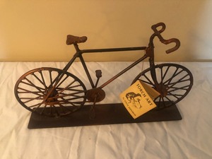 lot 130 image: Bicycle Figurine