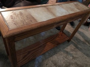 lot 121 image: Wooden Table