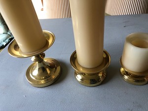 lot 111 image: Set Of Candles Holders