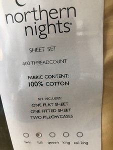 lot 273 image: Northern Nights Sheet Set Full