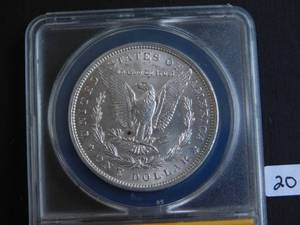 1896 Morgan Silver Dollar ANACS MS63