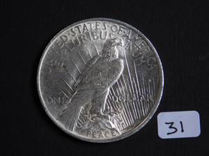 1923 BU Peace Silver Dollar
