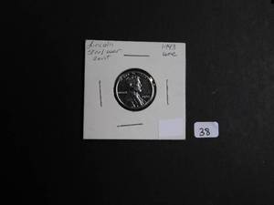 19 Steel War Pennies  2 Bus, 1 AU, and 16 circulated