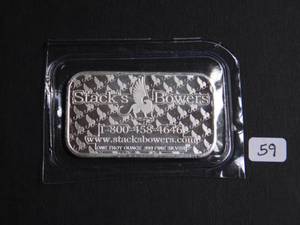 2022 Stacks & Bowers 1 Oz. Silver Bar