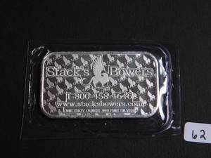 2022 Stacks & Bowers 1 Oz. Silver Bar