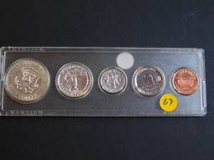 1964 U.S. Mint Proof Set in Whitman Holder - Good Quality Coins