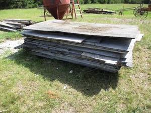 Lot of used 4 x 8 34 Plywood Sheeting
