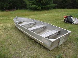 1962 Feather Craft 14 ft Aluminum Fishing Boat