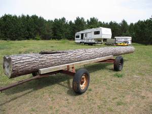 23 ft. White Pine Log. (Trailer is sold separately in Lot # 11)