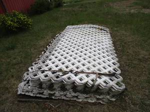 Lot of 40 pieces of 4x 8 Garden VinylPlastic Lattice
