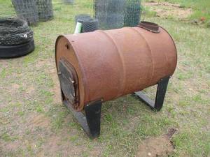 Barrel Wood Burning Stove