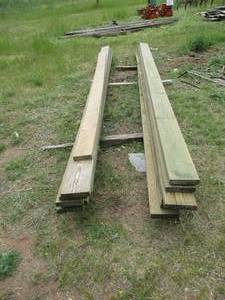 Lot of  2 x 8 Green Treated Lumber