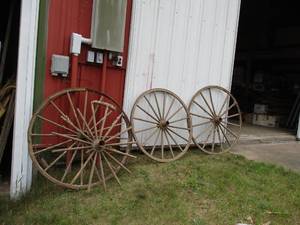 Lot of Wagon Wheel pieces