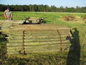 Bundle of 7 Foot Fence Posts
