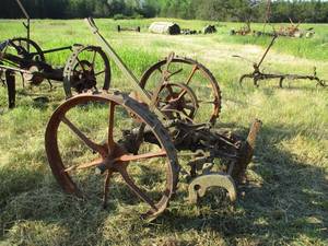 Vintage Horse Drawn Hay Cutter.