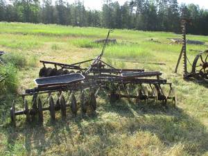 Vintage Farm Implement Disc