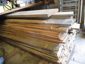 Lot of Rough Sawn Boards