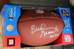 Bud Grant Minnesota Vikings 1994 HOF Signed Football