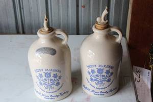 Lot of (2) Vintage Whiskey Jugs