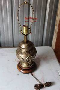 Vintage Metal Table Lamp