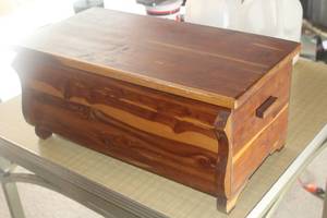 Vintage Farley & Loetscher Wood Chest