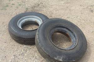 Lot of (2) Trailer Tires