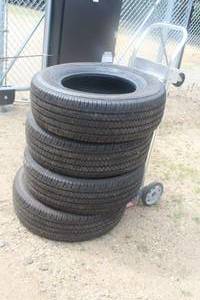 Lot of (4) Bridgestone Dueler HT Tires P25570R17 (New )