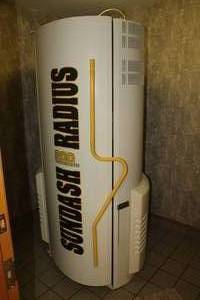 lot 132 image: Sundash Radius Genesis 200 SR48 Stand-Up Tanning Booth