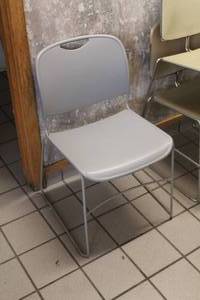 lot 144 image: Lot of (1) MetalPlastic Stackable Conference Chair