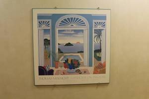 lot 156 image: Thomas McKnight Windows On Paradise Wall Art , Framed