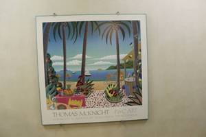 lot 158 image: Thomas McKnight P&C Art Wall Art , Framed