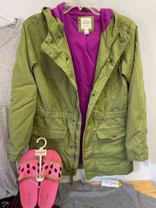 lot 69 image: Lot of 5 Girls Size XL Clothing-Jacket, Dress and Shirts