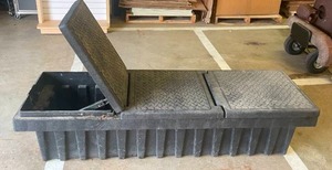 lot 1 image: Tractor Supply Co Crossover Truck Bed Toolbox.
