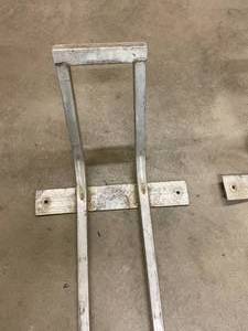 lot 2 image: Aluminum Motorcycle Brackets for Trailer