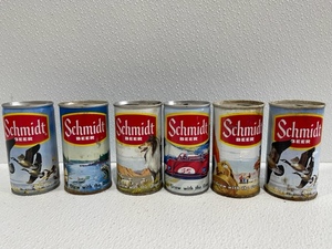 Vintage Schmidt Beer Cans